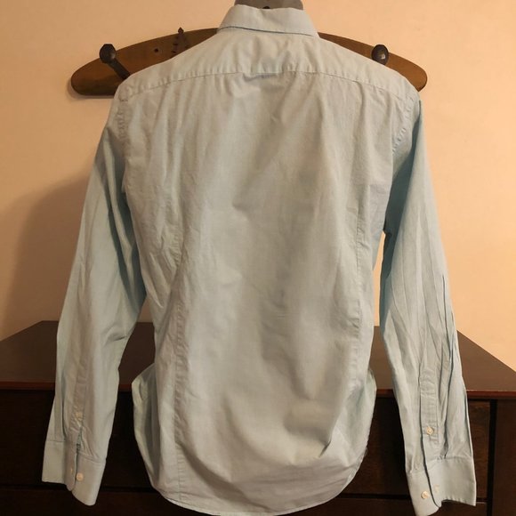 Banana Republic Green/White Checkered Shirt Slim - Picture 2 of 4